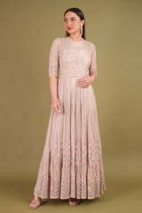 Powder Peach Sequins Gown33 video